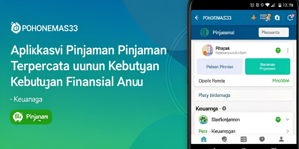 Antarmuka aplikasi POHONEMAS33 yang sederhana dan mudah digunakan.